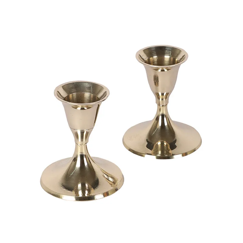 Candela Gold Candle Holder - Set Of Two media 5