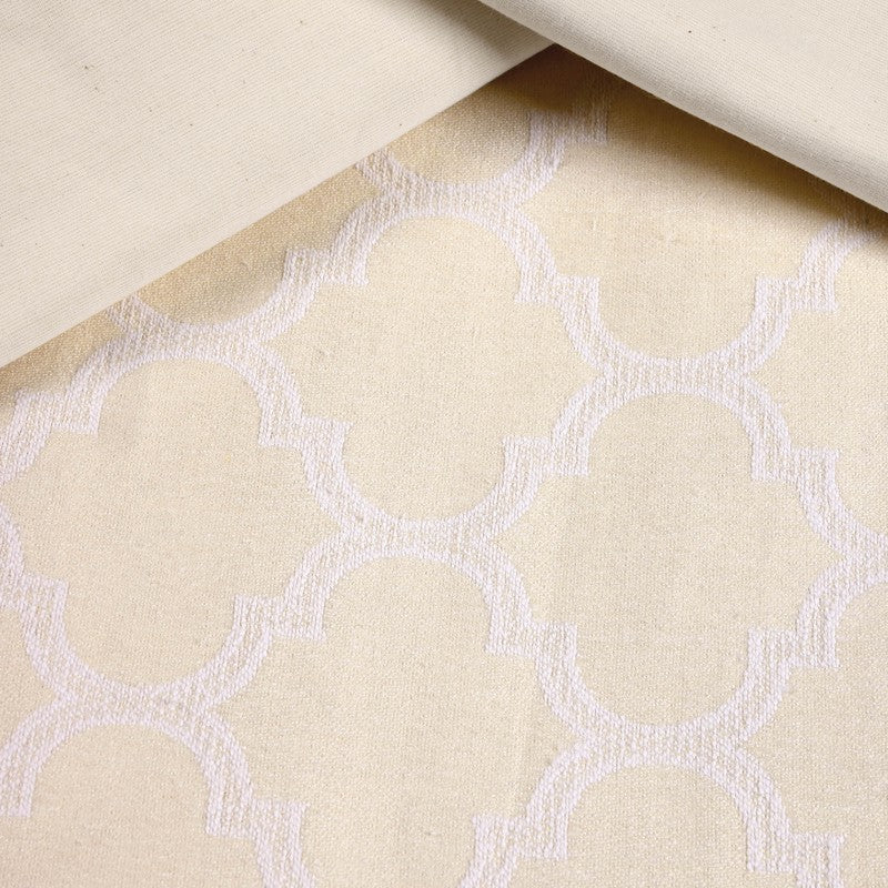 Axis Aura Cotton Bedsheet (Ivory) - 224 TC media 5