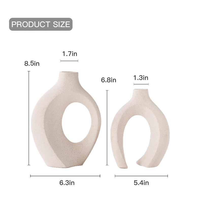 Knotique Ceramic Knot Vase - Set Of Two image 7