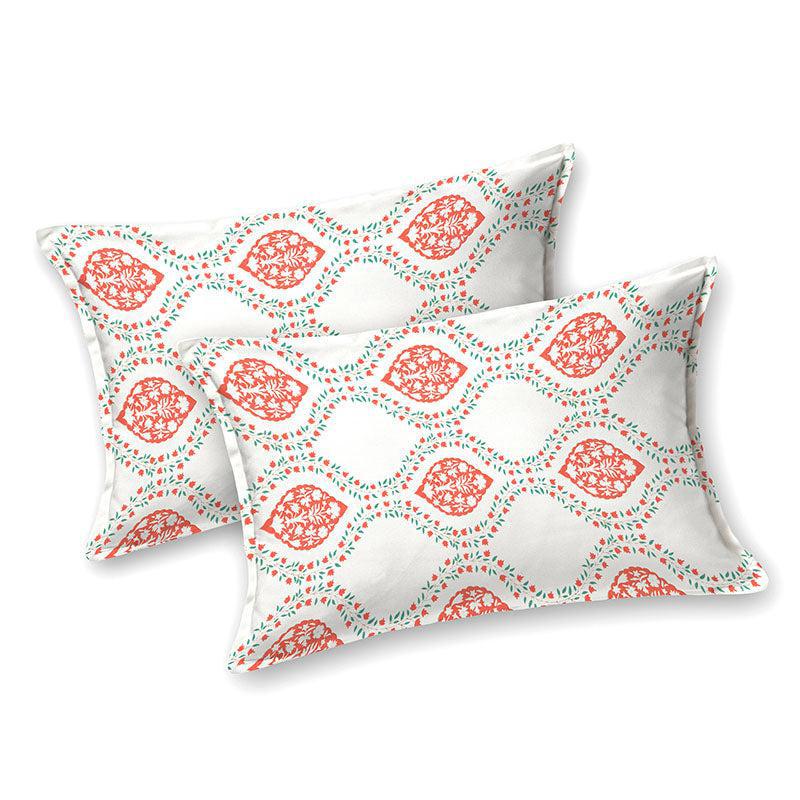 Soft Echoes Geometric Cotton Bedsheet - 180 TC media 8