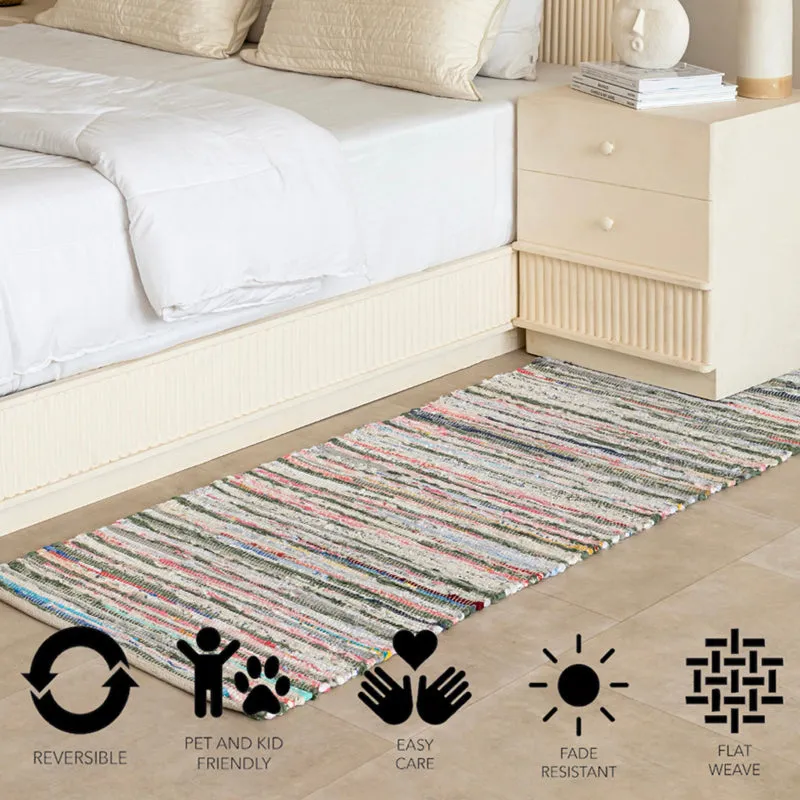 Oryndal Cotton Runner Rug - Multicolor media 7