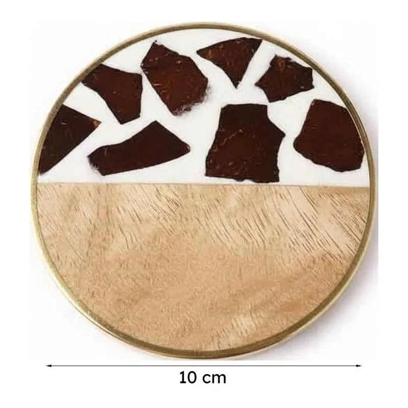 Animal Print Wooden Coaster - Set Of Four media 9