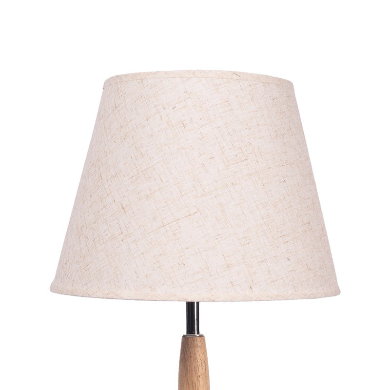 AarviDecor Branson Decorative Wooden Table Lamp - White media 7