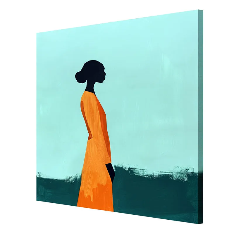 African Black Woman Poly Canvas Wall Painting media 6