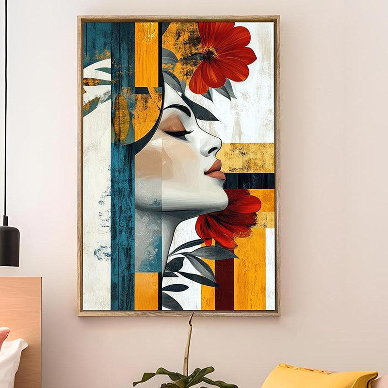 Nature’s Halo Canvas Modern Canvas Wall Art With Frame media 2
