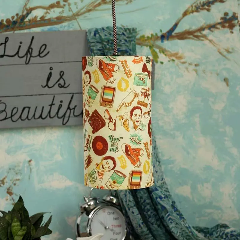 Nostalgic Vibes Fabric Ceiling Lamp media 3