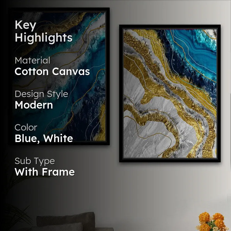 Suzette Abstract Wall Art - Set Of Two media 2