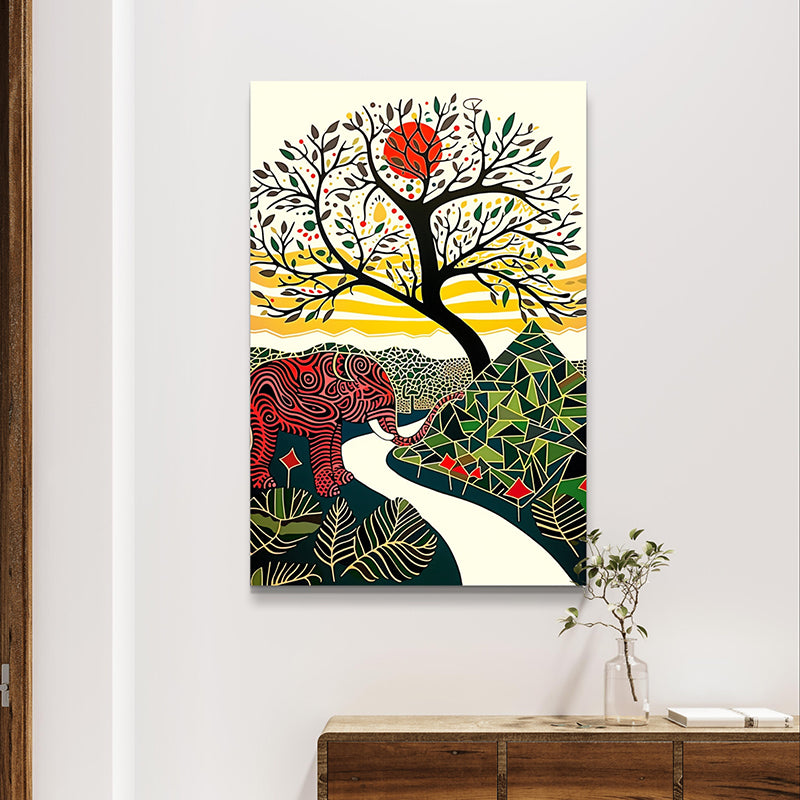 Vibrant Forestscape Wall Art