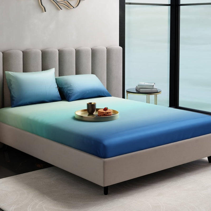 Dawn's Dream Satin Fitted Bedsheets - 150 GSM - Queen Fitted