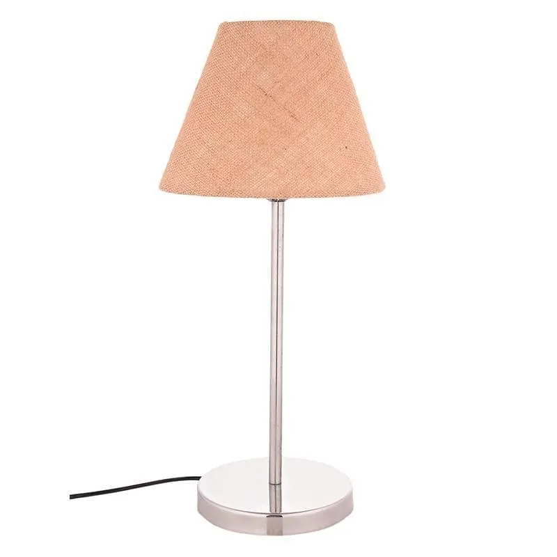 Classy Fabric Table Lamp - Beige media 3