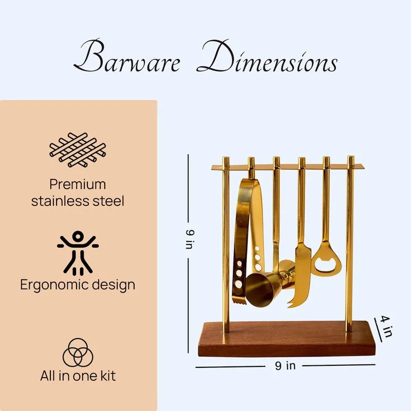 Bartender Tools (Gold) - Set Of Four media 6