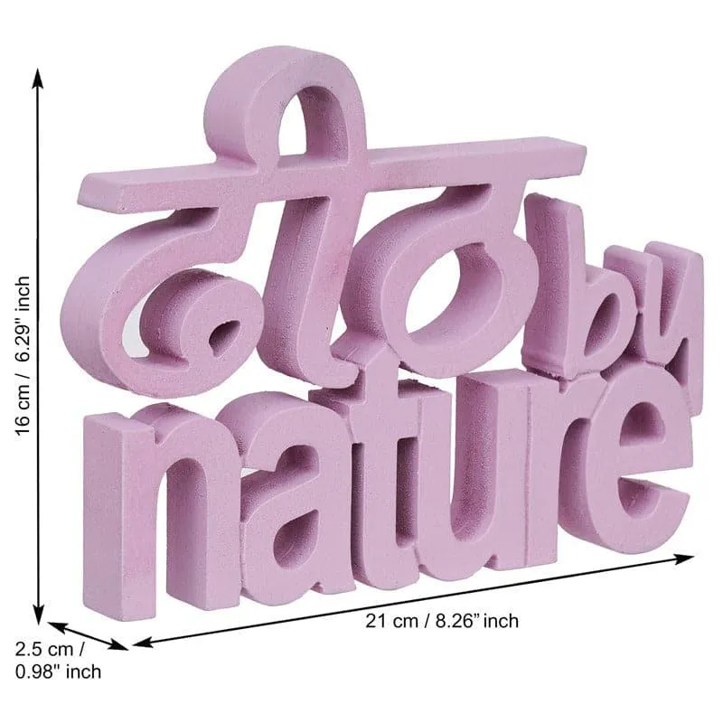 Dheet By Nature Typography Showpiece media 5