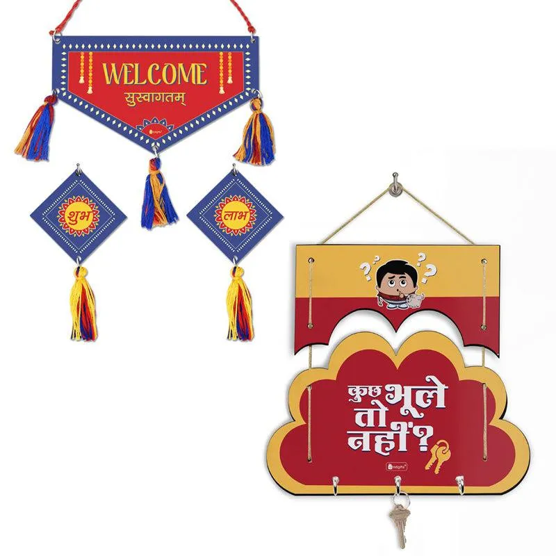 Kuch Bhule To Nahi Wooden Wall Accent - Set Of Two media 6