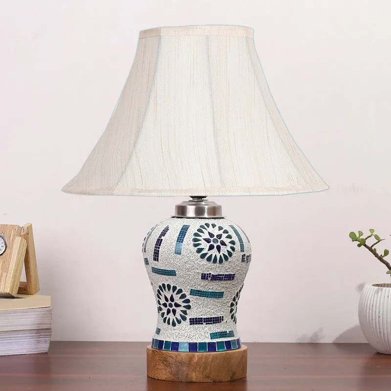 Rattanique Wooden Table Lamp - Multicolor media 4