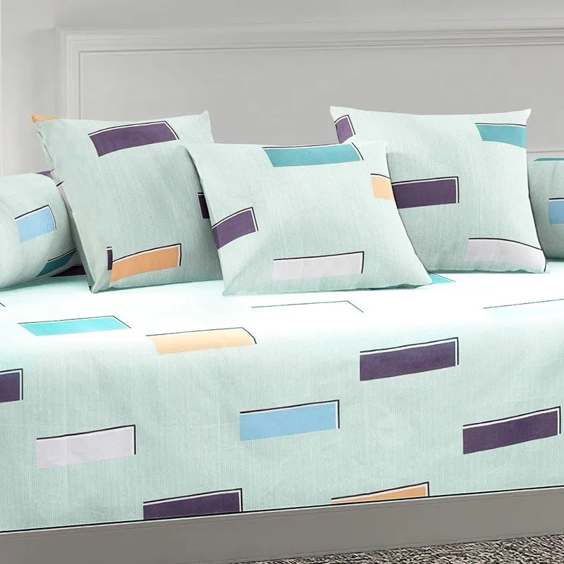 Aestyn Printed Diwan Set - Six Piece Set media 4