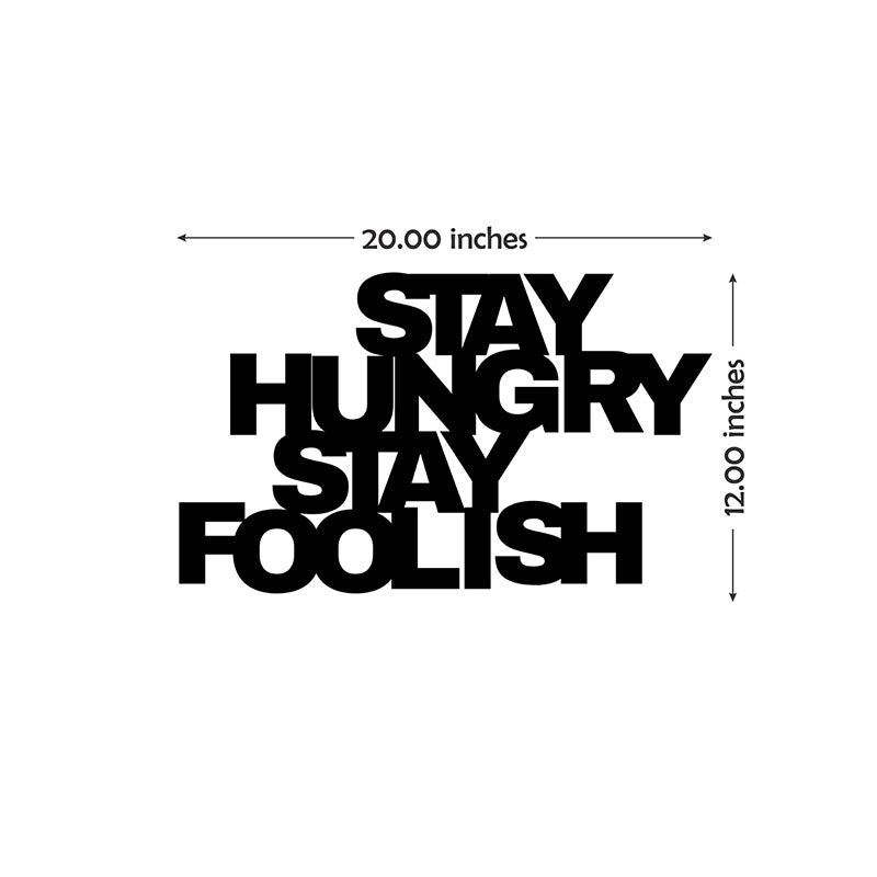 Stay Hungry Iron Wall Accent media 5