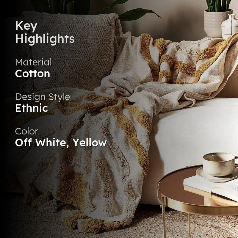 Tuft Arc Tufted Cotton Throw media 2