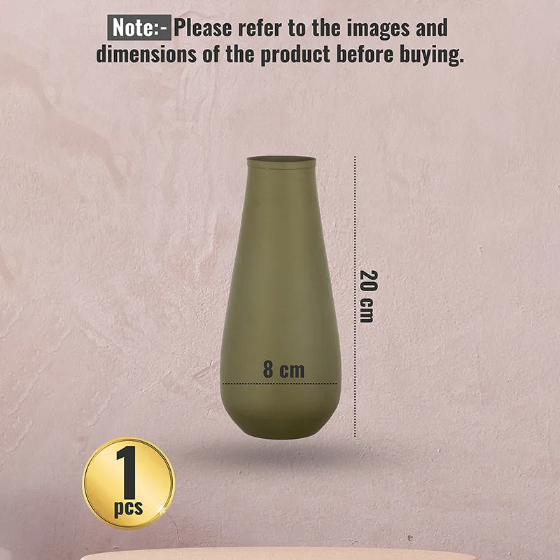 Areitha Metal Vase (Olive) - Set Of Two media 8