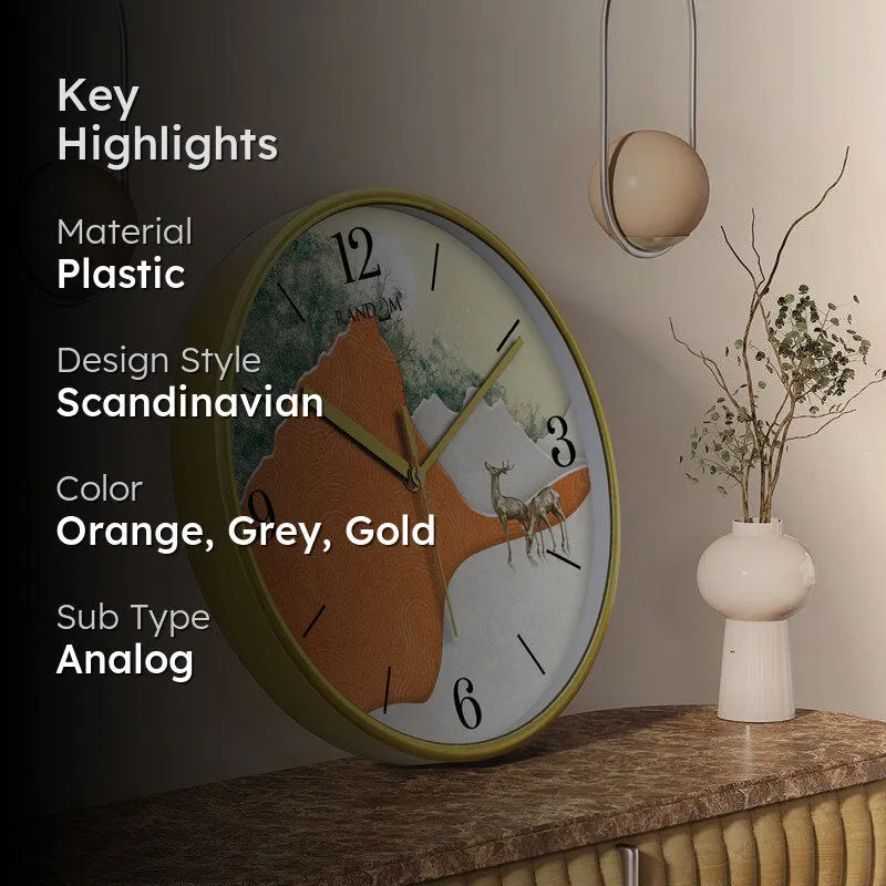 Amser Analog Wall Clock media 2