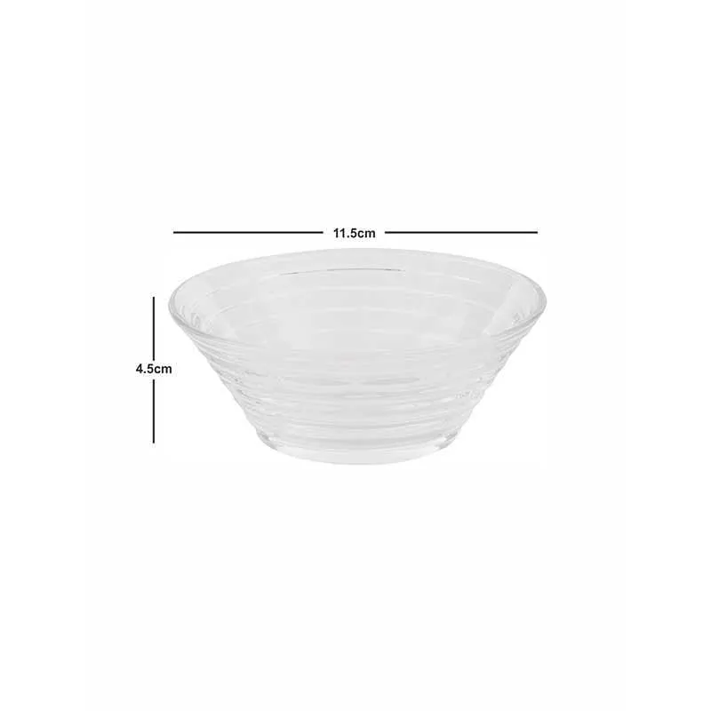 Ruby Glass Bowl- Set Of Six media 5