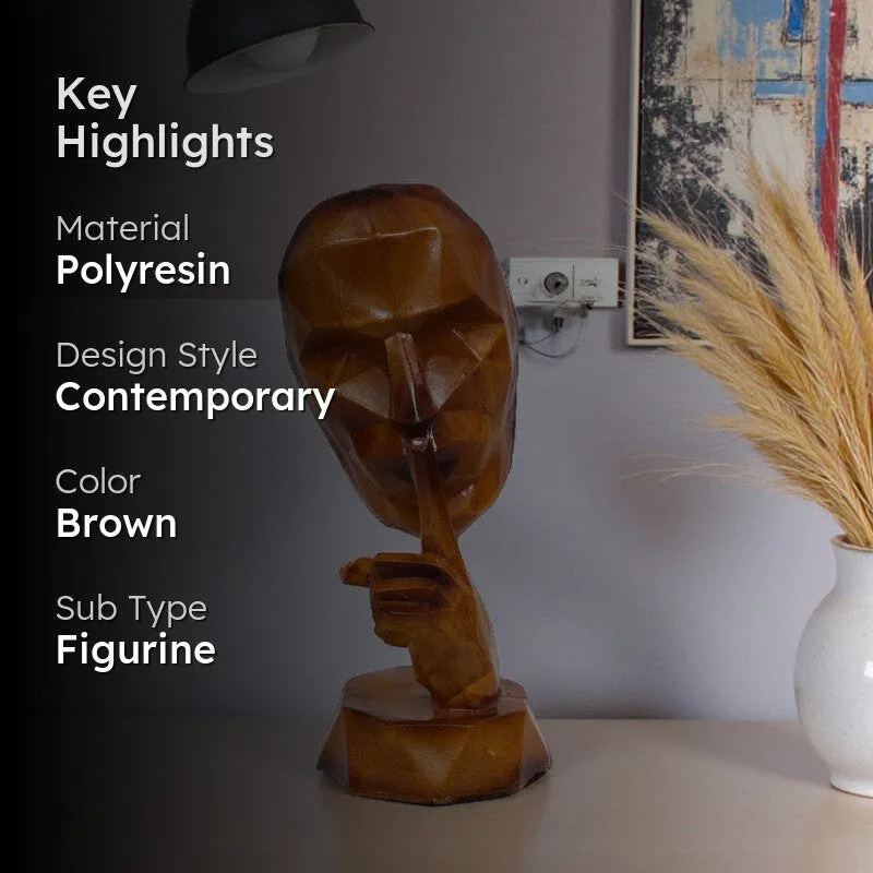 Hold the Silence Polyresin Showpiece media 2