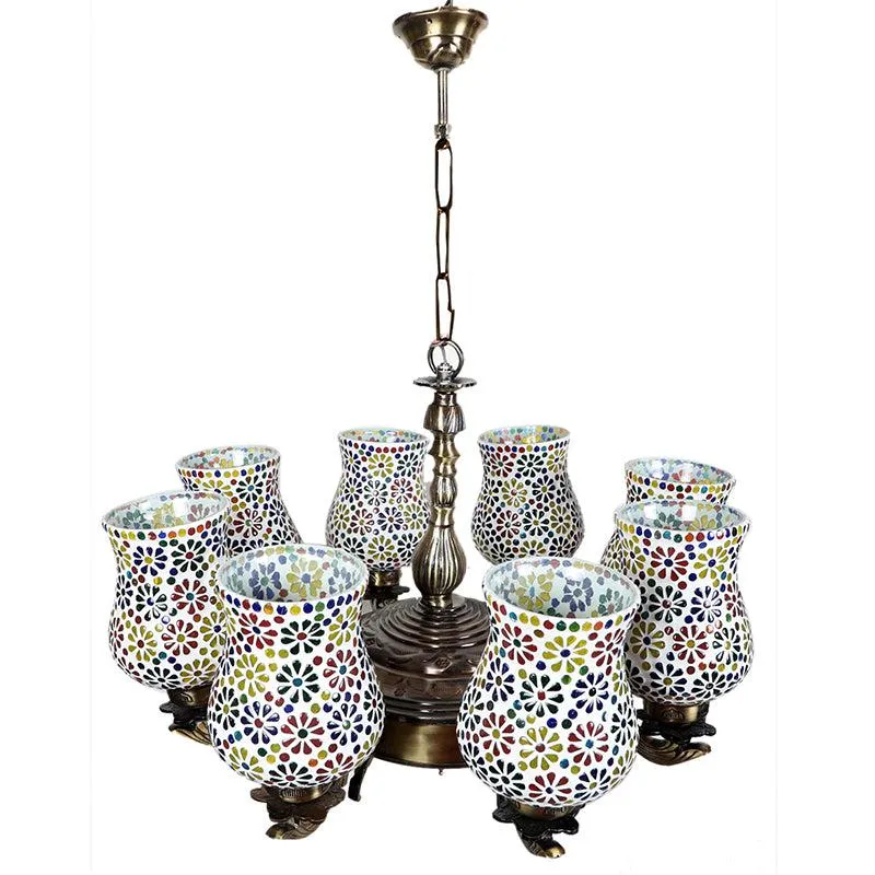 Omra Vilona Mosaic Golden Antique Ceiling Lamp media 3