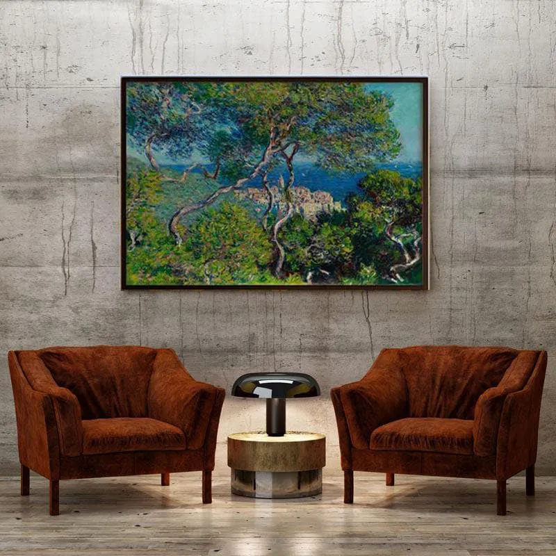 Bordighera (1884) By Claude Monet - Black Frame media 4