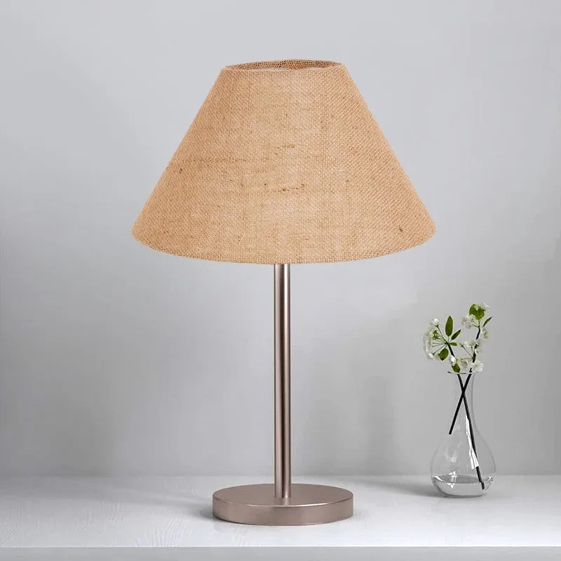 Noctra Glow Zyne Metal Table Lamp - Brown media 4