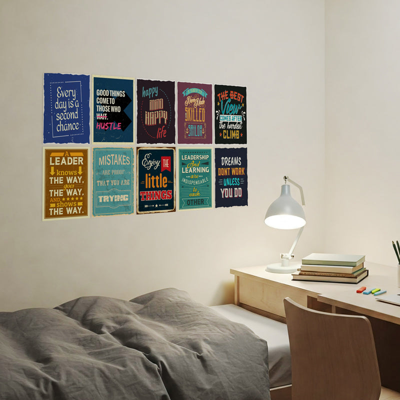 Motivational Mindset Wall Poster - Set Of Ten media 4