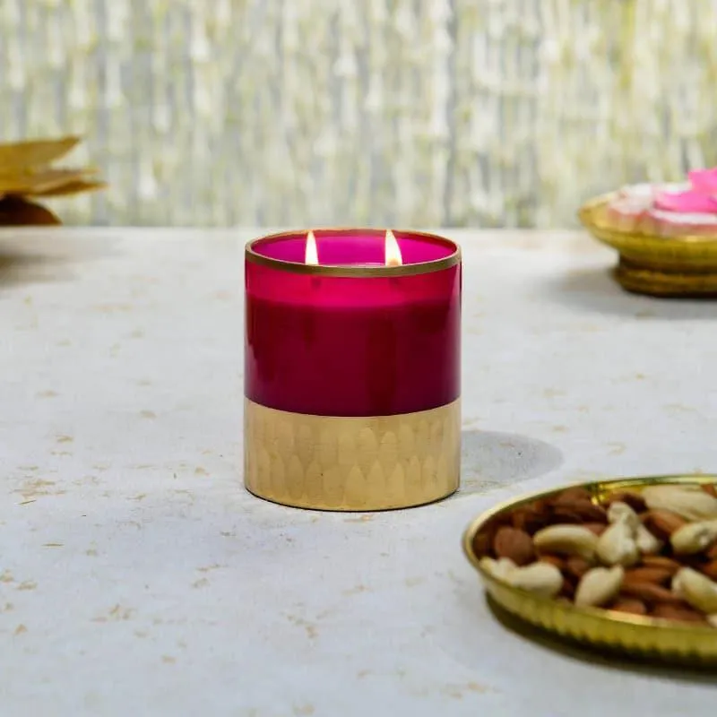 Mogra Scented Votive Candles - Set Of Two media 4