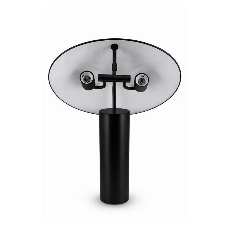 AarviDecor Celeste Decorative Fabric Table Lamp - Black media 5