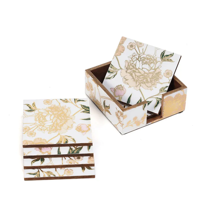 Gild Rosa Coaster - Seven Piece Set media 4