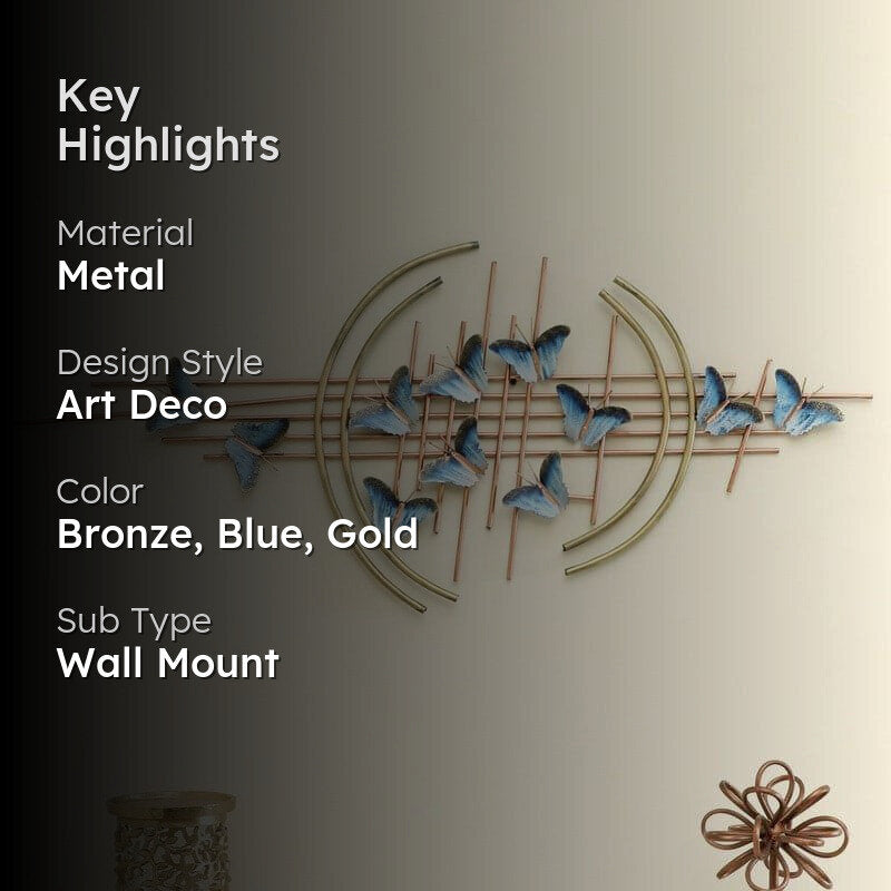 Butterfly Bryonia Metal Wall Accent media 2