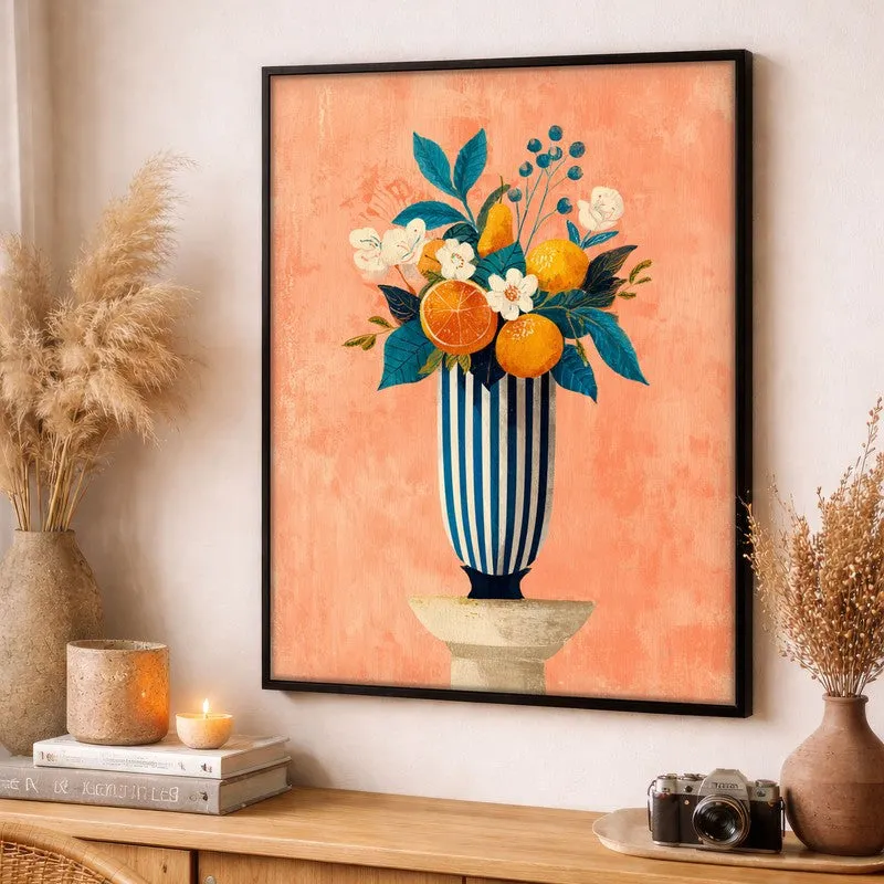 Aurelia Canvas Wall Painting With Black Frame media 3