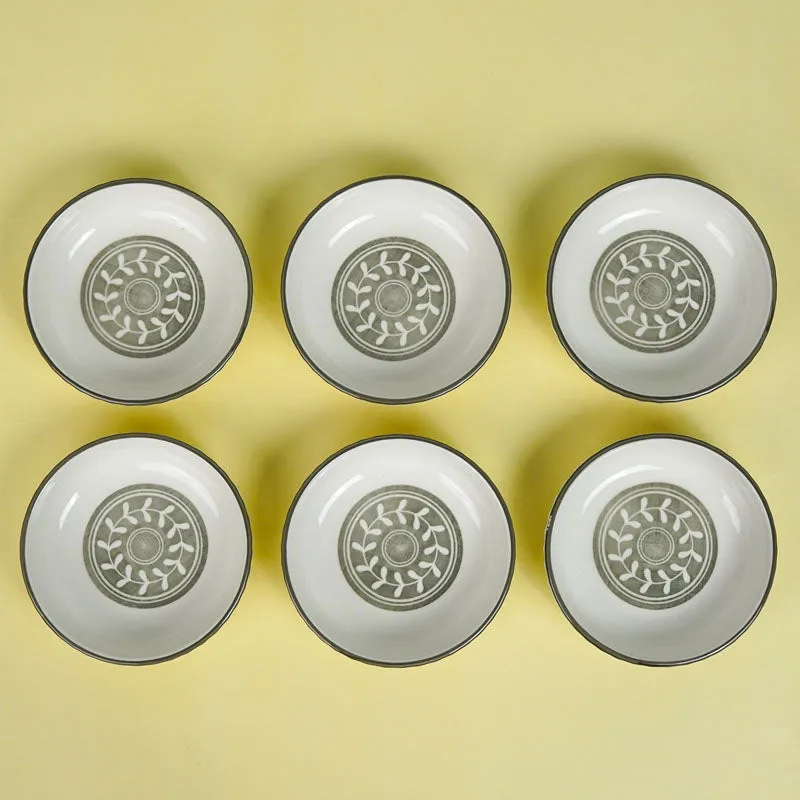 Rana Floral Bowl (150 ML Each) - Set Of Six media 5
