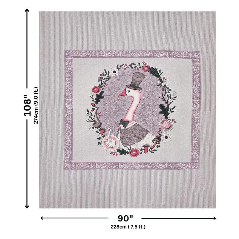Panchatantra Pals Kids Cotton Bedsheet (Pink) - 140 TC media 6