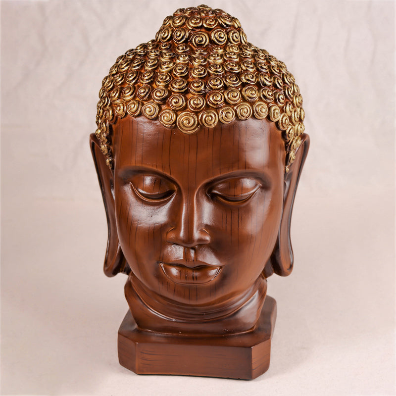Buddha Of Peace Showpiece - Brown
