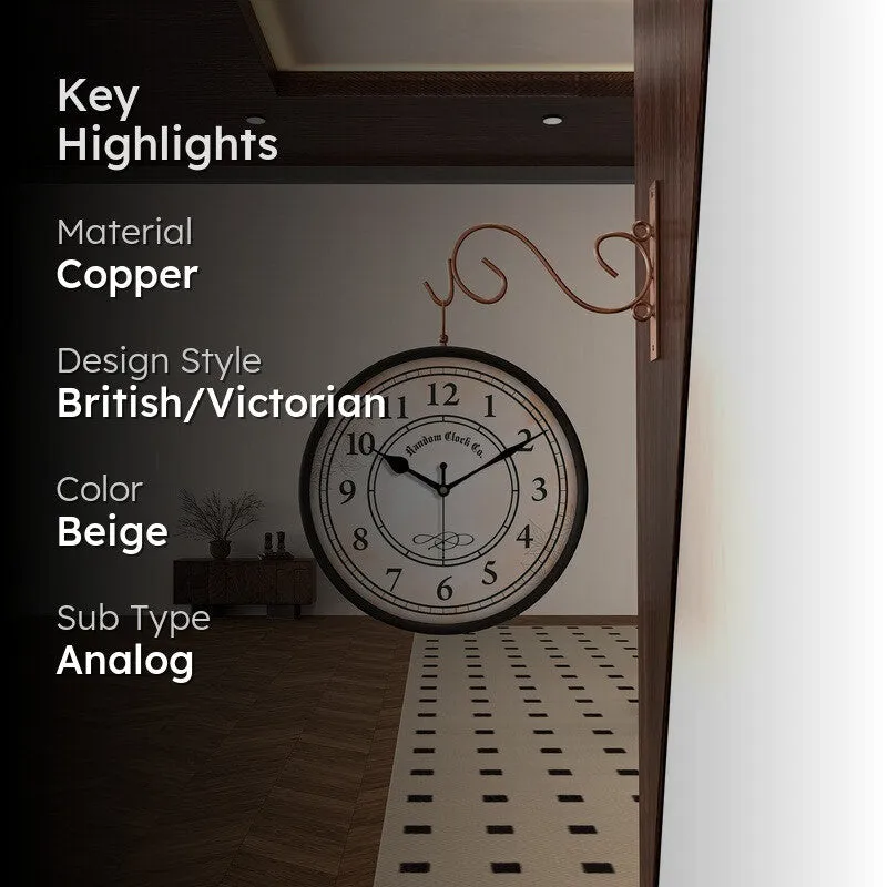 Chronwick Double Sided Wall Clock media 2
