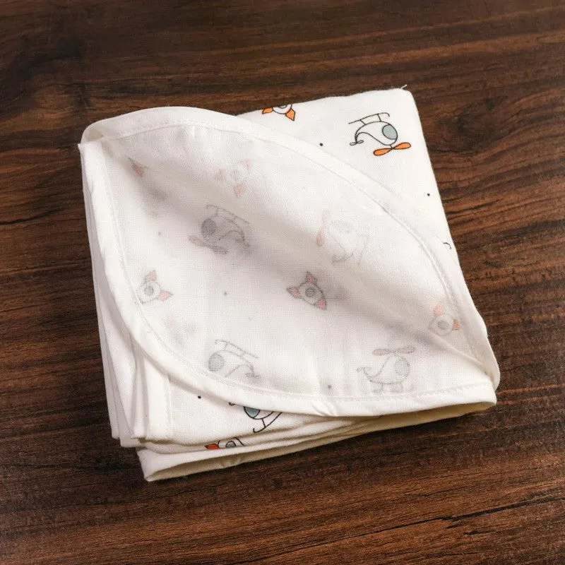 Warmkins Modern Print Cotton Kids Bath Towel - Set of Two media 8