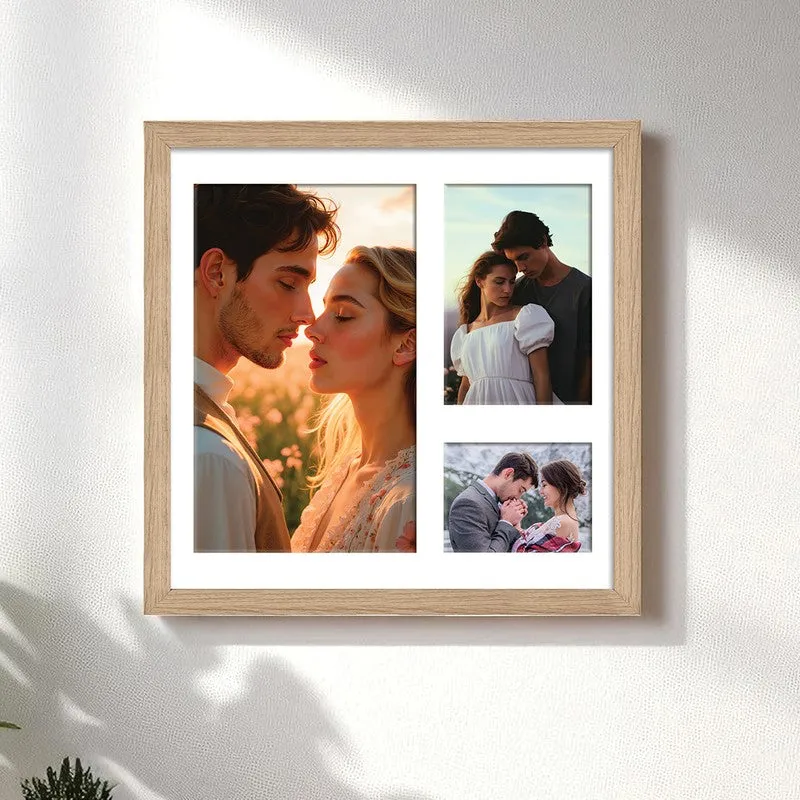 Memento Collage Photo Frame - Beige media 3