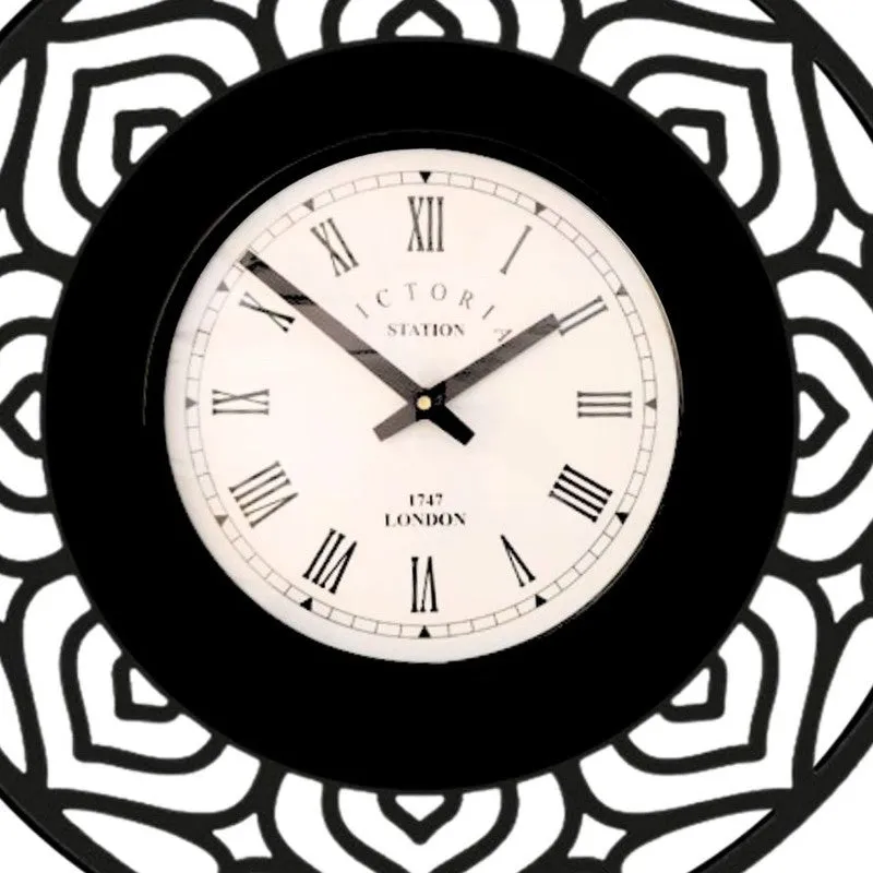 Celtic Steel Analog Wall Clock - Black media 5