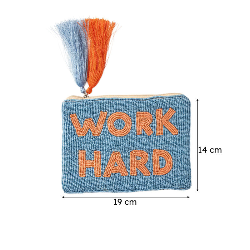Work Hard Motivational Storage Pouch media 7