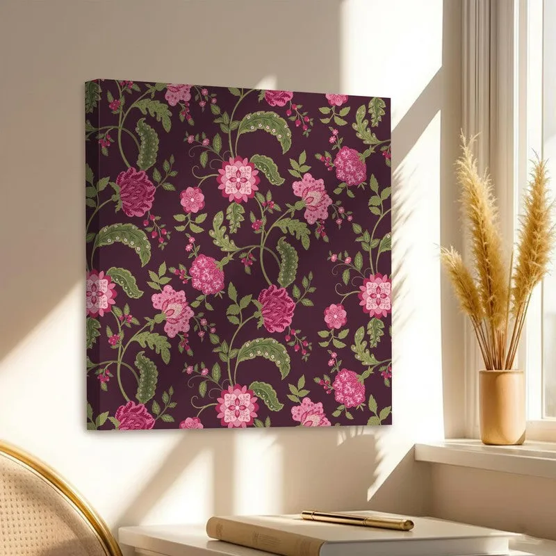Ethnic Flora Canvas Wall Art media 3