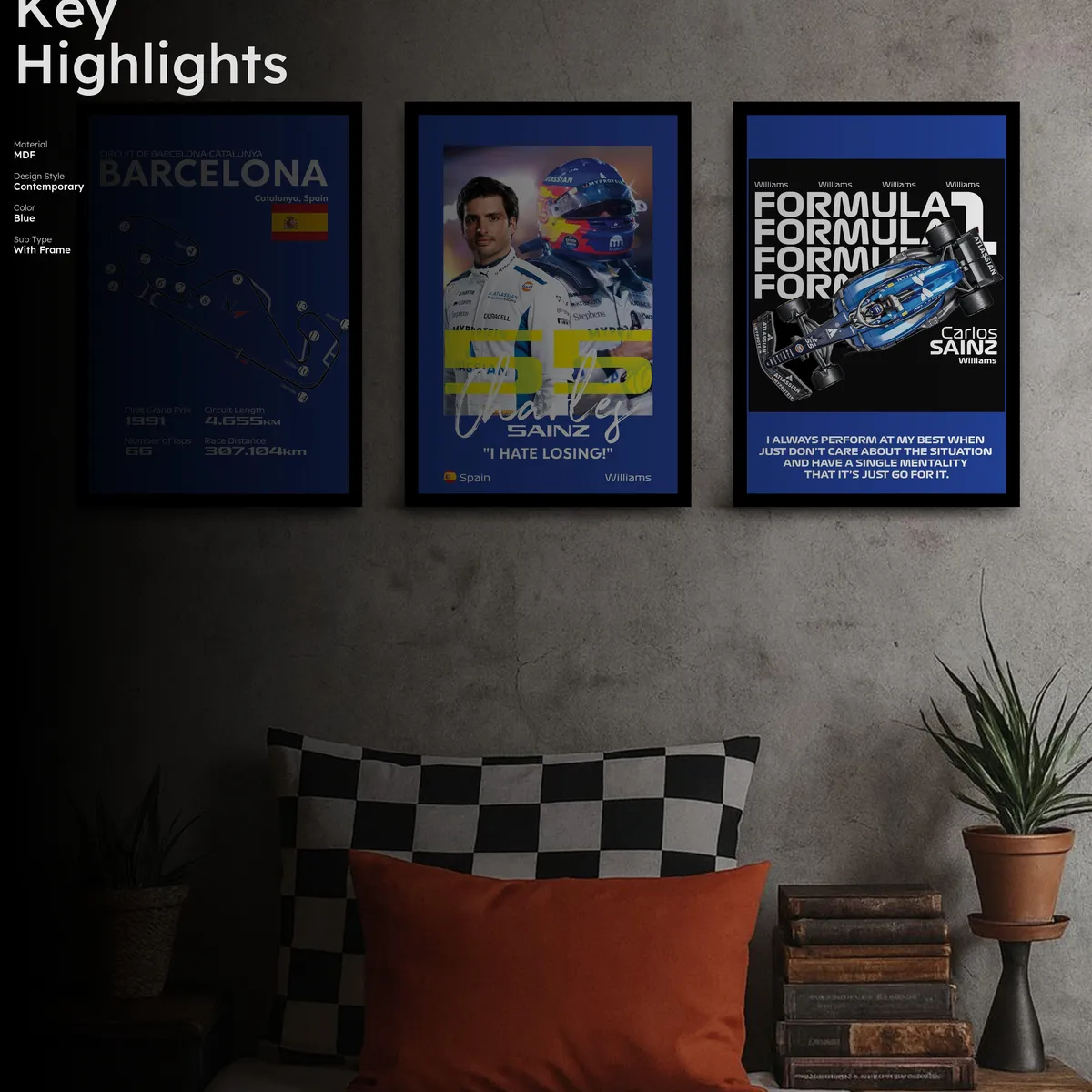Race Weekend Legends Wall Art - Set Of Three media 2