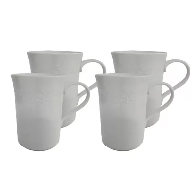 Christina Porcelain Coffee Mug (500 mL Each) - Set of Four media 1