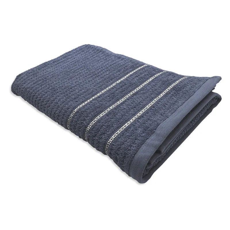 Lisse Cotton Bath Towel - Dark Grey media 3