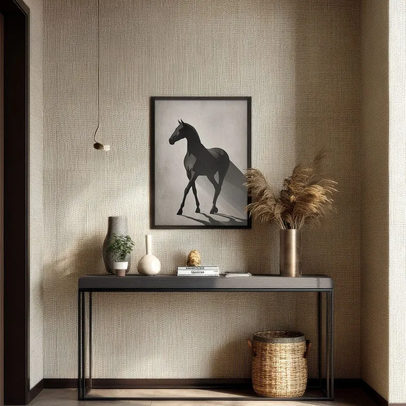 Silent Strength Wall Painting With Black Frame media 6