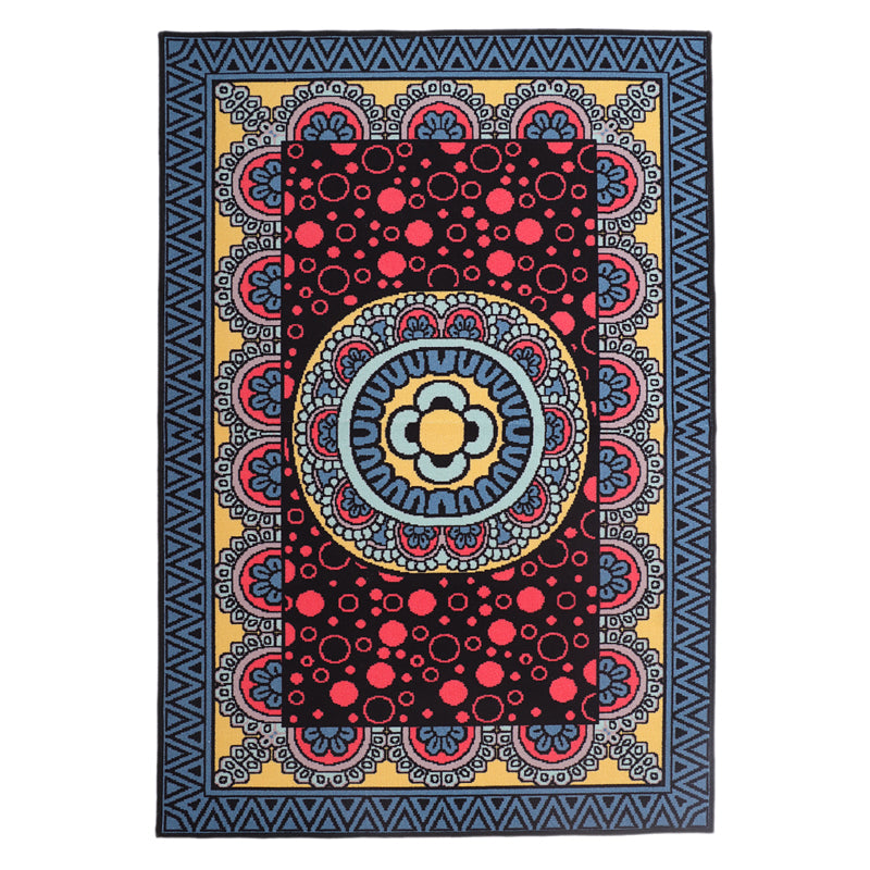 Vibrant Motifs Anti-Skid Carpet