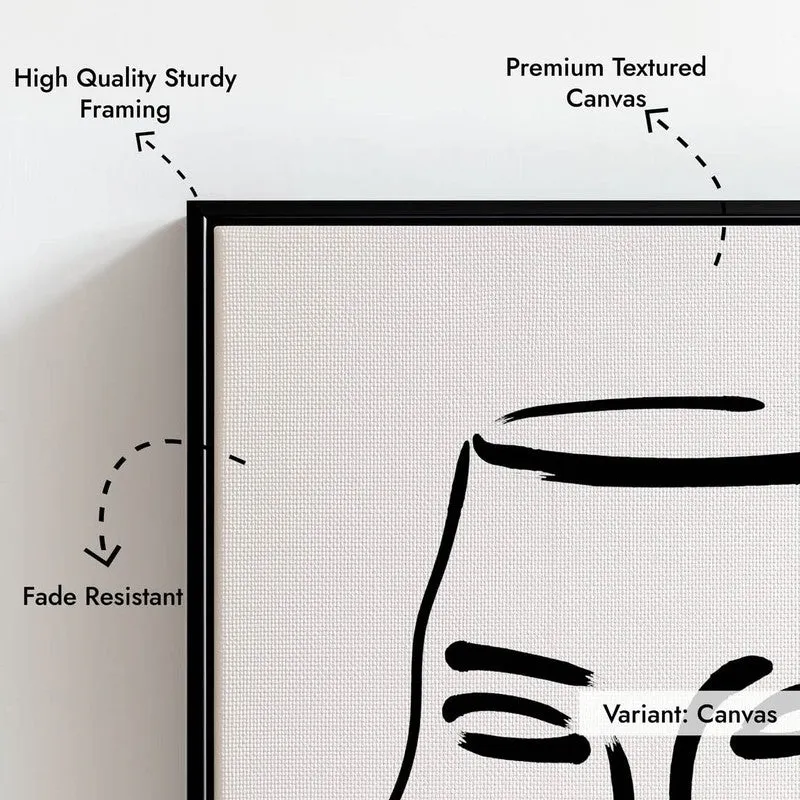 Equillibrium Archival Canvas Wall Art - Black Frame media 7