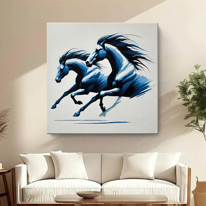 Galloping Horses Wall Painting
